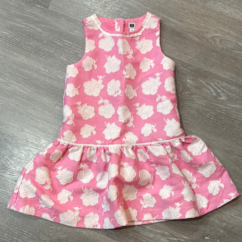 Janie and Jack Pink Ruffled Sundress with Sleeveless Design